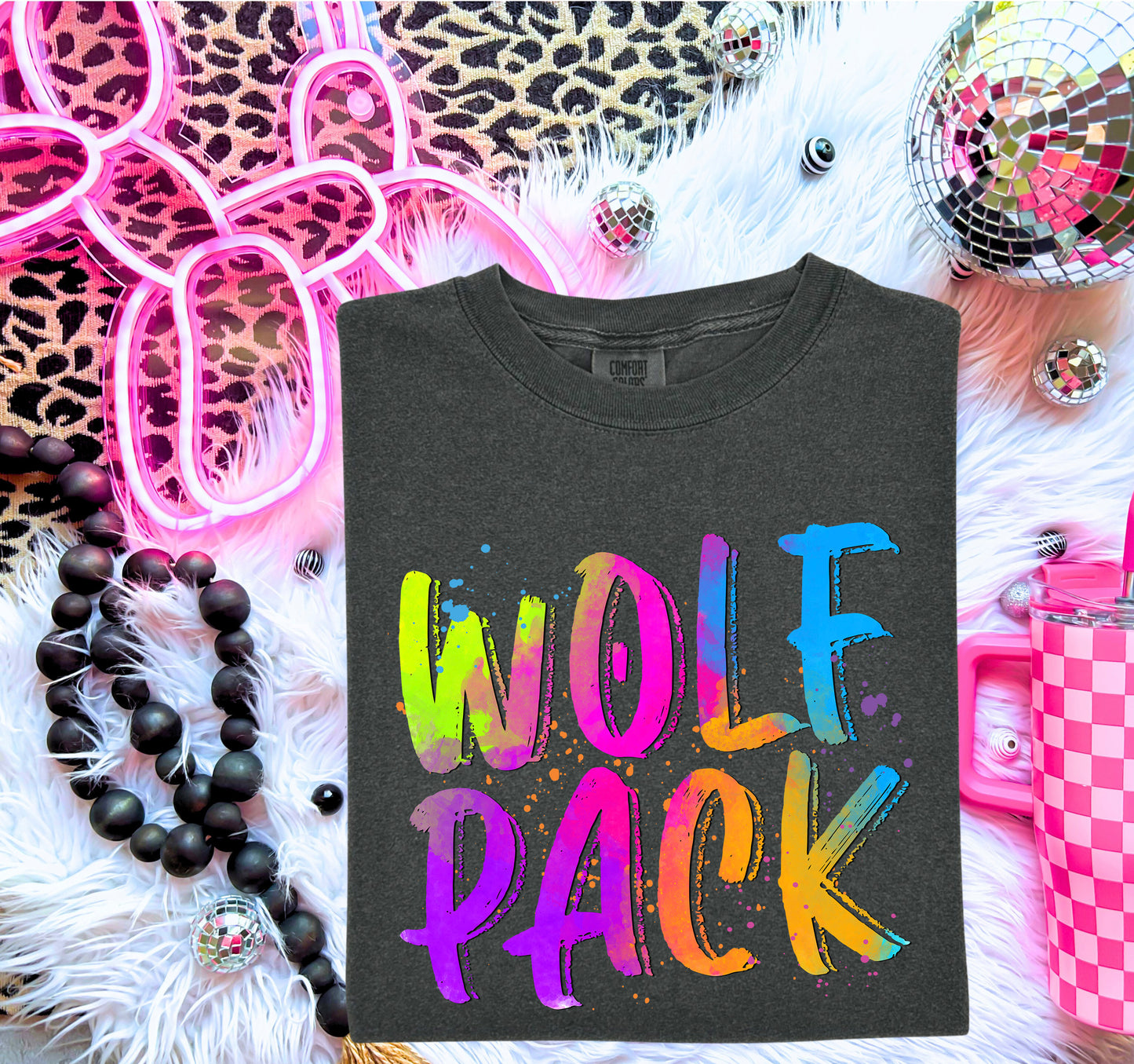 Wolfpack (Bright Colored Graffiti Style Mascots) - DTF