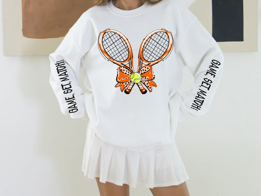 Game Set Match Tennis (Orange) - DTF