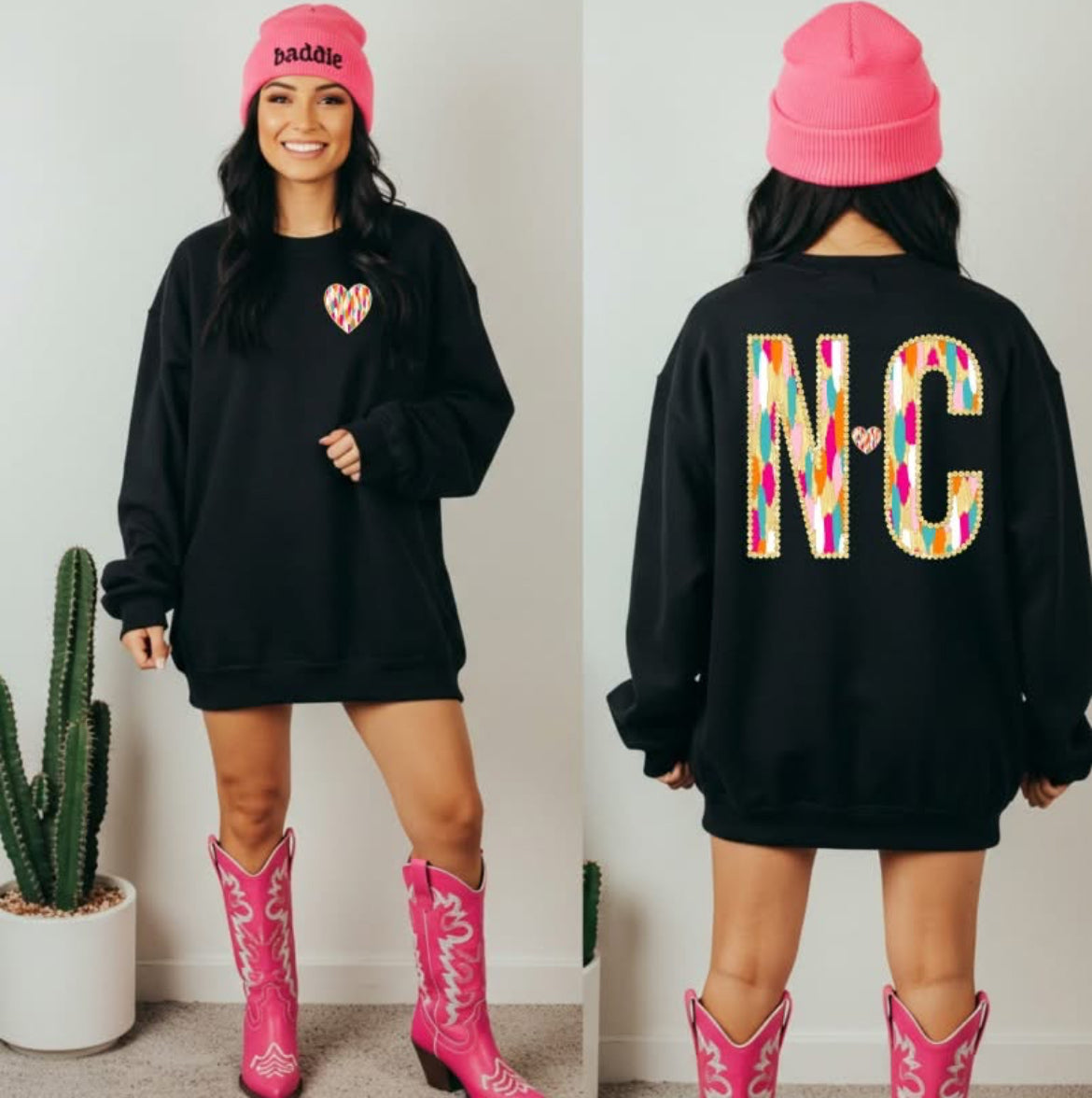 NC (Bright Brush State Abbreviations) - DTF