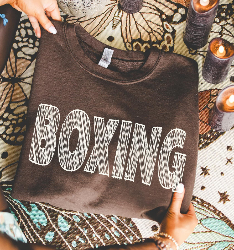 Boxing (Sports Scribble) - DTF