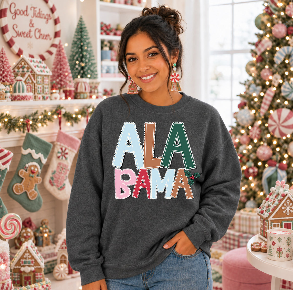 Alabama (Holly Jolly State) - DTF