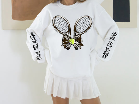 Game Set Match Tennis (Brown) - DTF