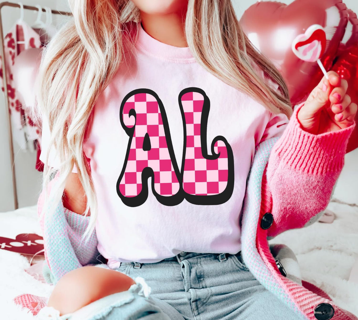 AL (Alabama Retro Checkerboard State) - DTF