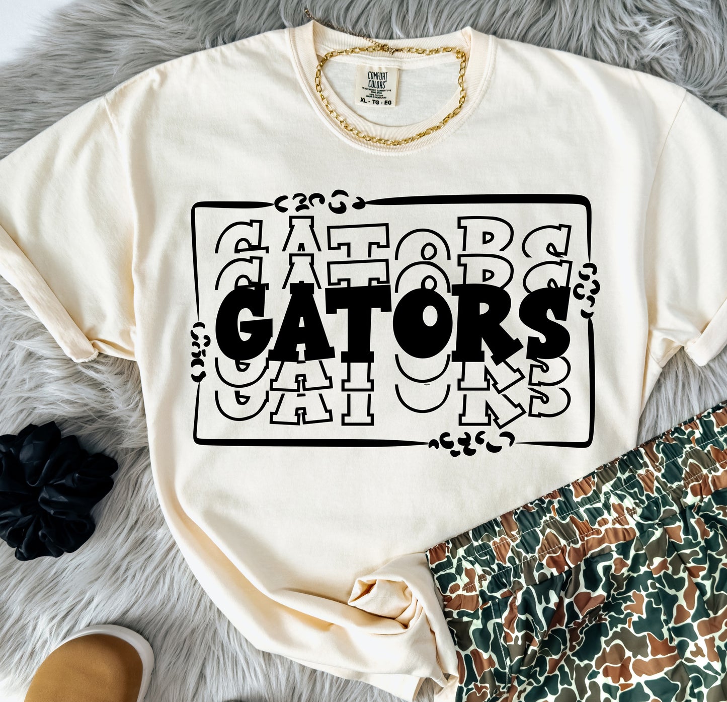 Gators (Leopard Stacked Mascot) - DTF