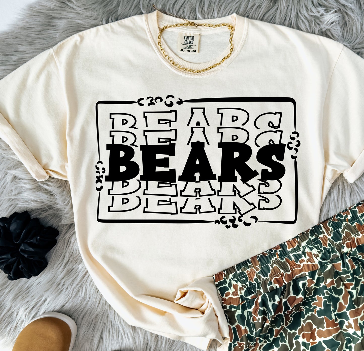 Bears (Leopard Stacked Mascot) - DTF