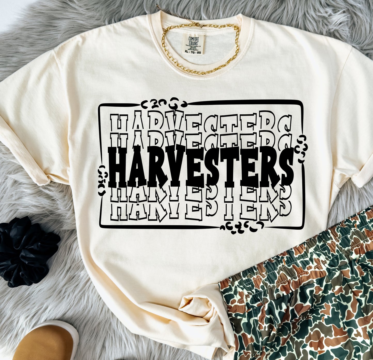 Harvesters (Leopard Stacked Mascot) - DTF
