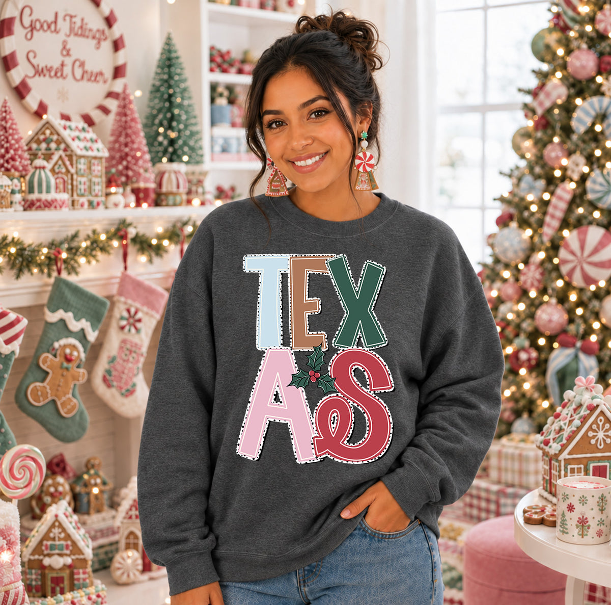 Texas (Holly Jolly State) - DTF