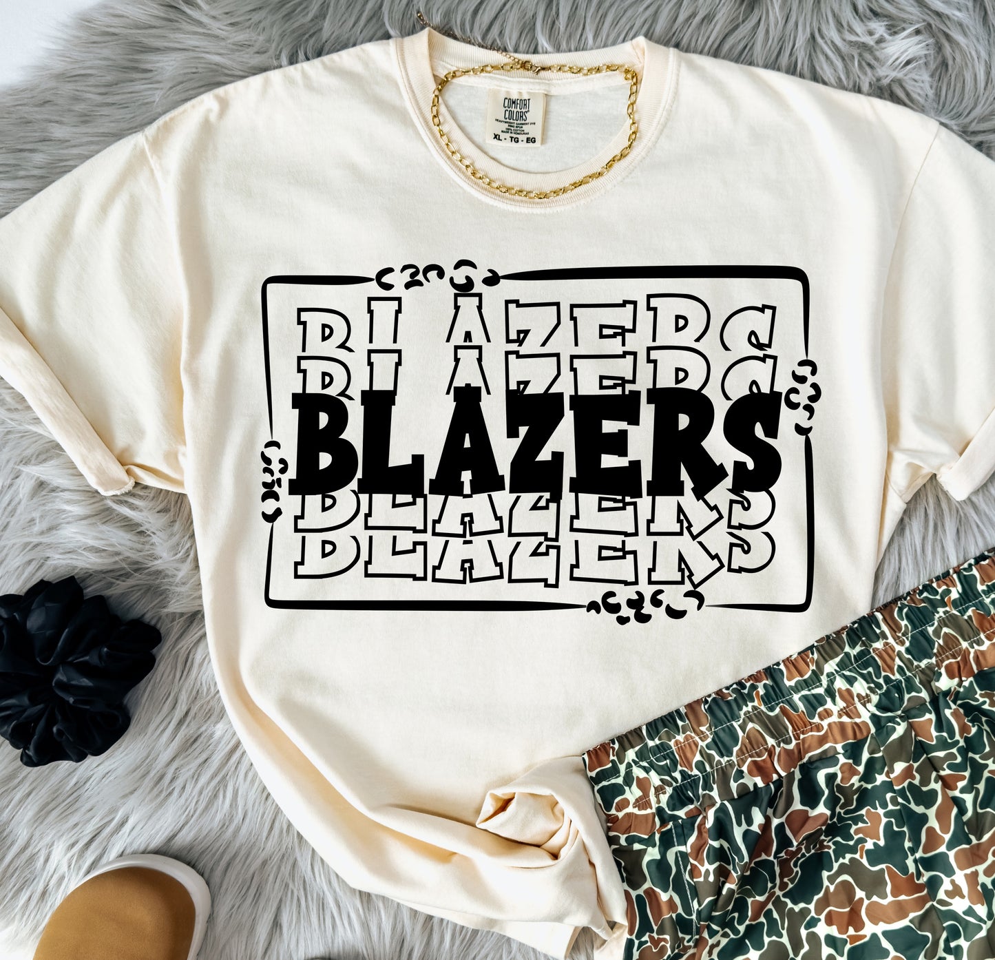 Blazers (Leopard Stacked Mascot) - DTF