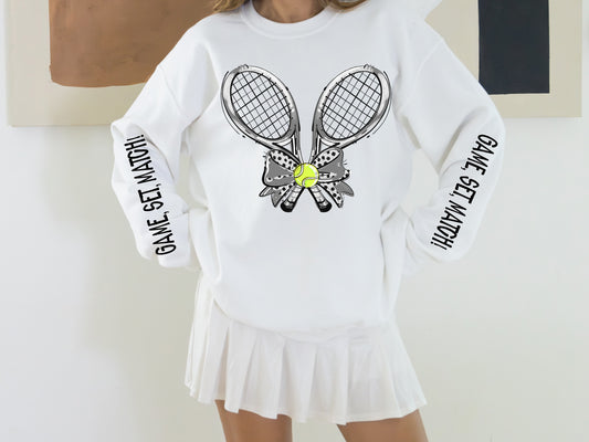 Game Set Match Tennis (Gray) - DTF