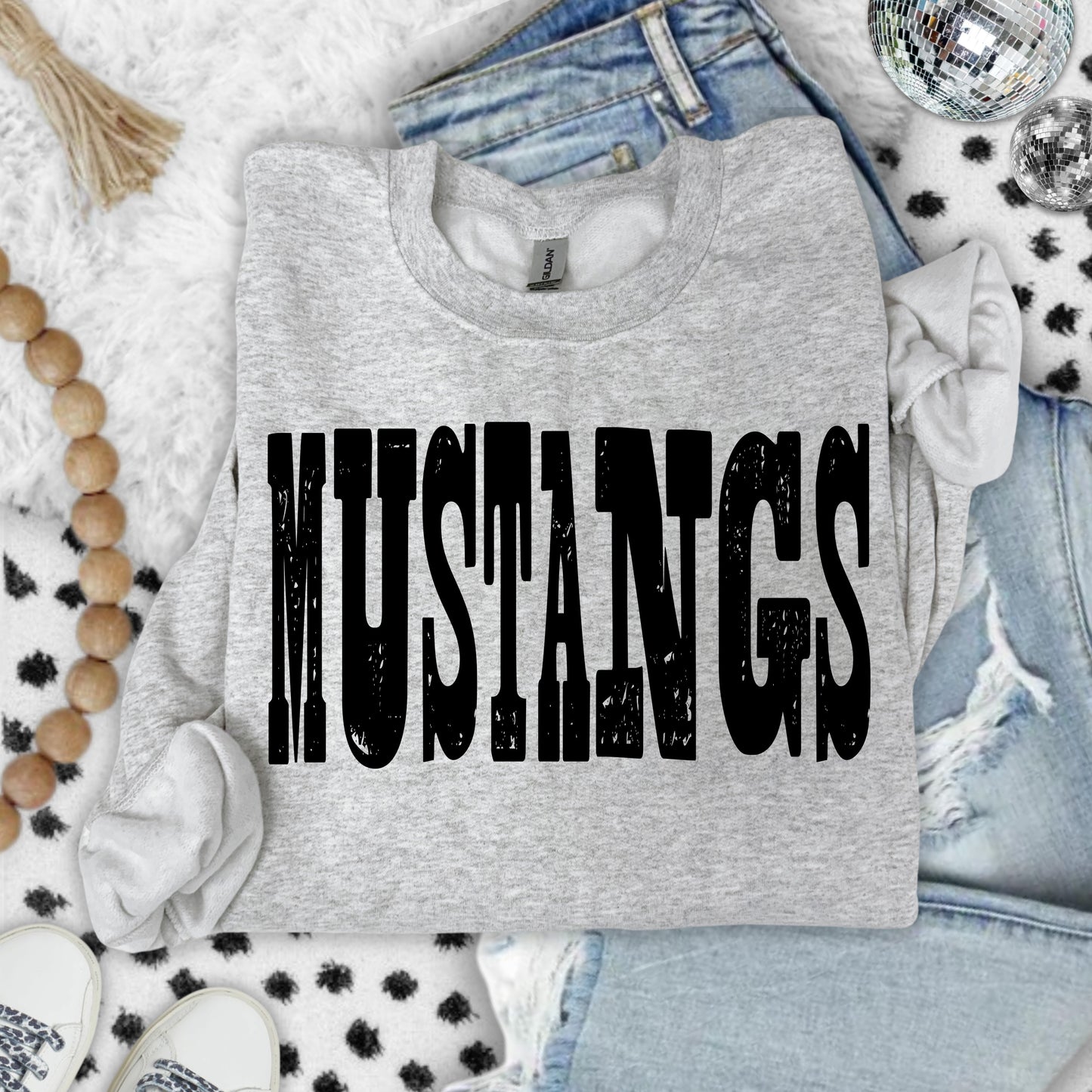 Mustangs (Mixed Up Mascot) - DTF