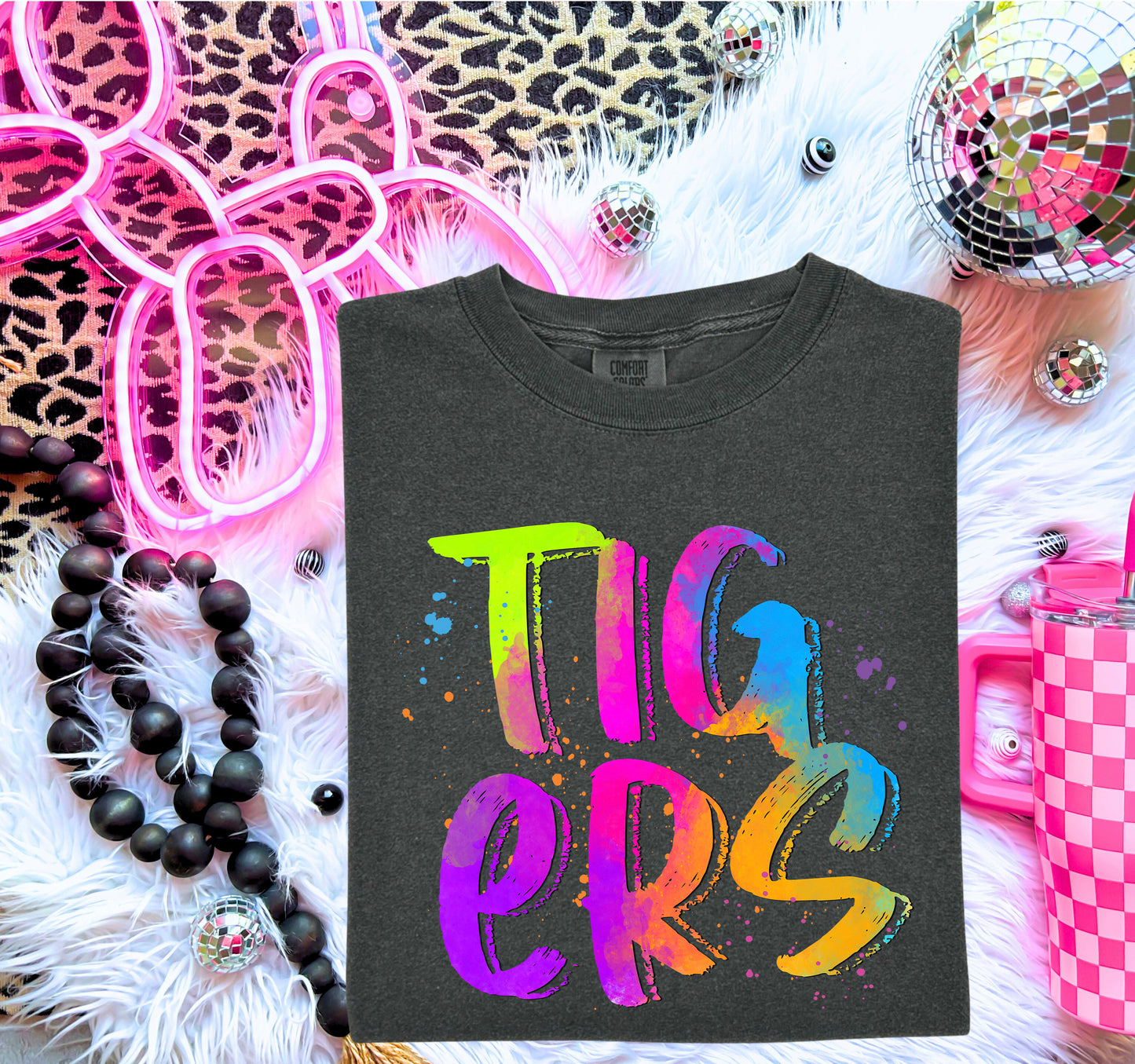 Tigers (Bright Colored Graffiti Style Mascots) - DTF