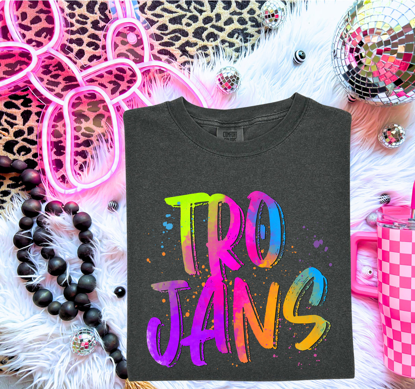 Trojans (Bright Colored Graffiti Style Mascots) - DTF