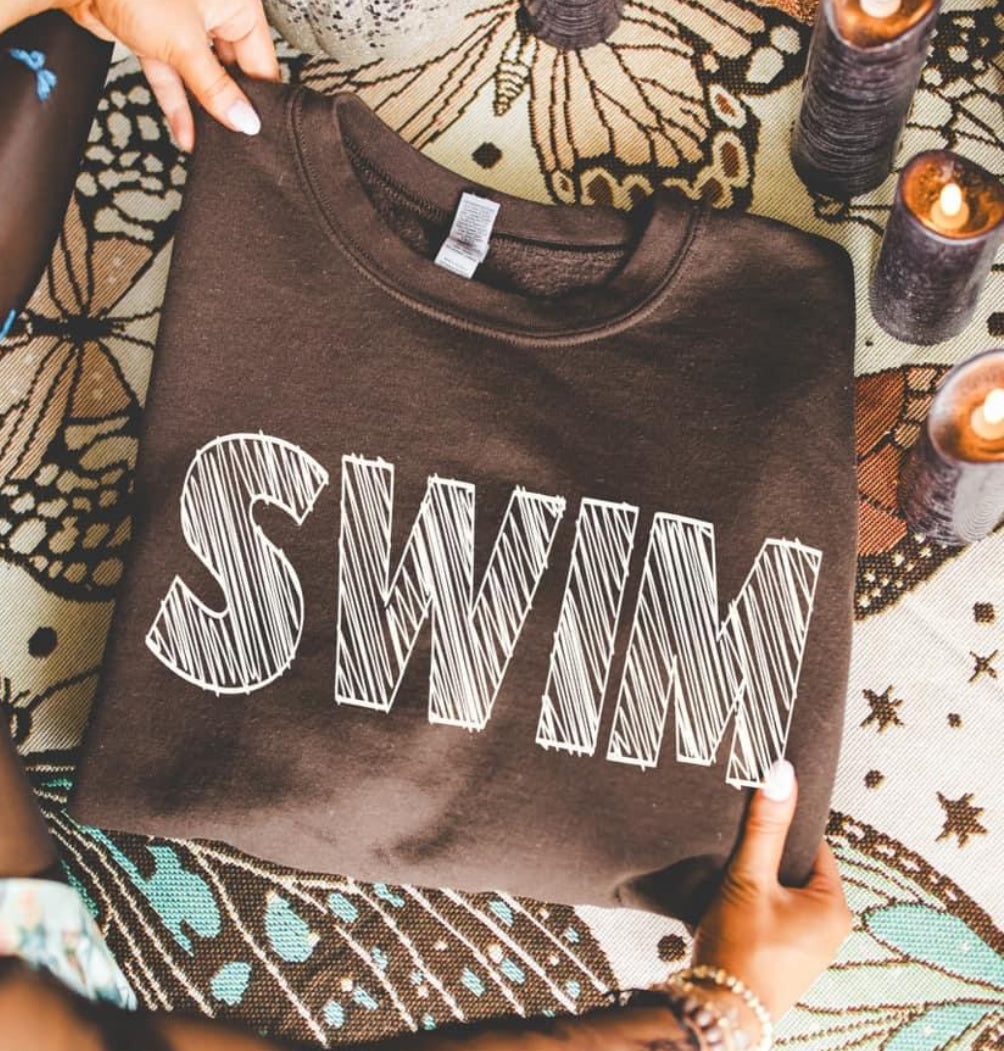 Swim (Sports Scribble) - DTF