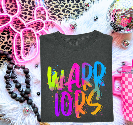 Warriors (Bright Colored Graffiti Style Mascots) - DTF