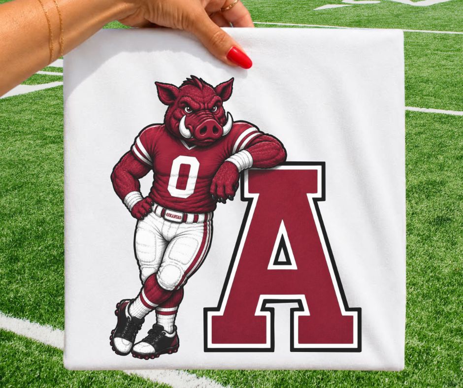 Arkansas (Leaning Mascots) - DTF