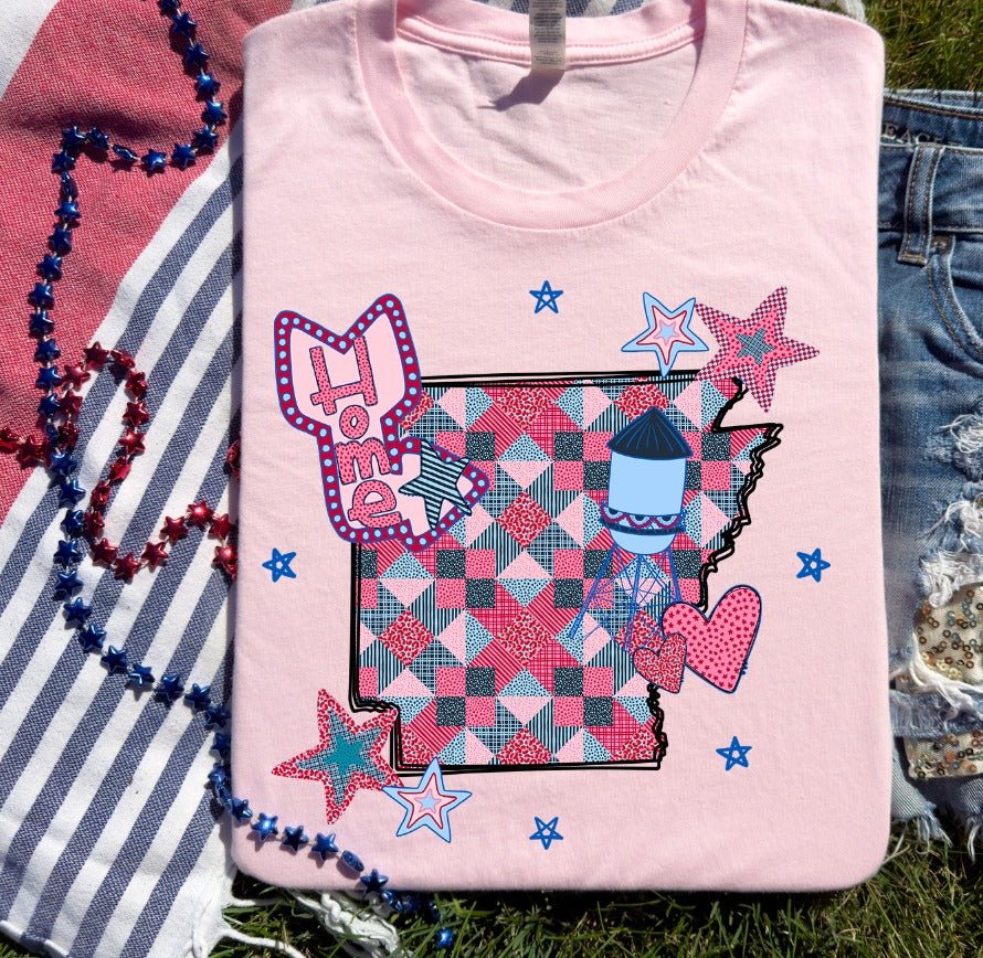 Arkansas (Patchwork Home States) - DTF