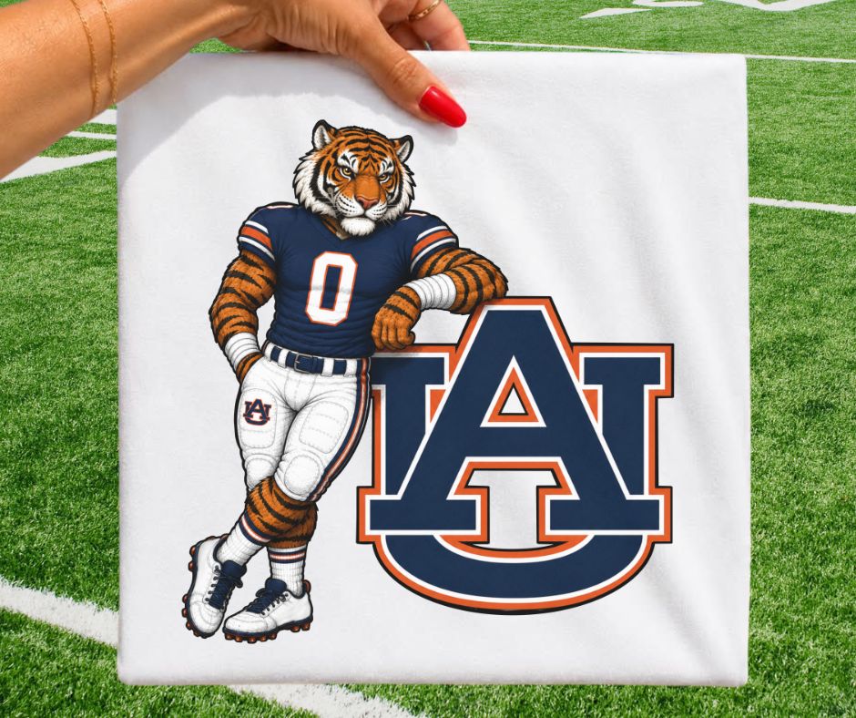Auburn (Leaning Mascots) - DTF