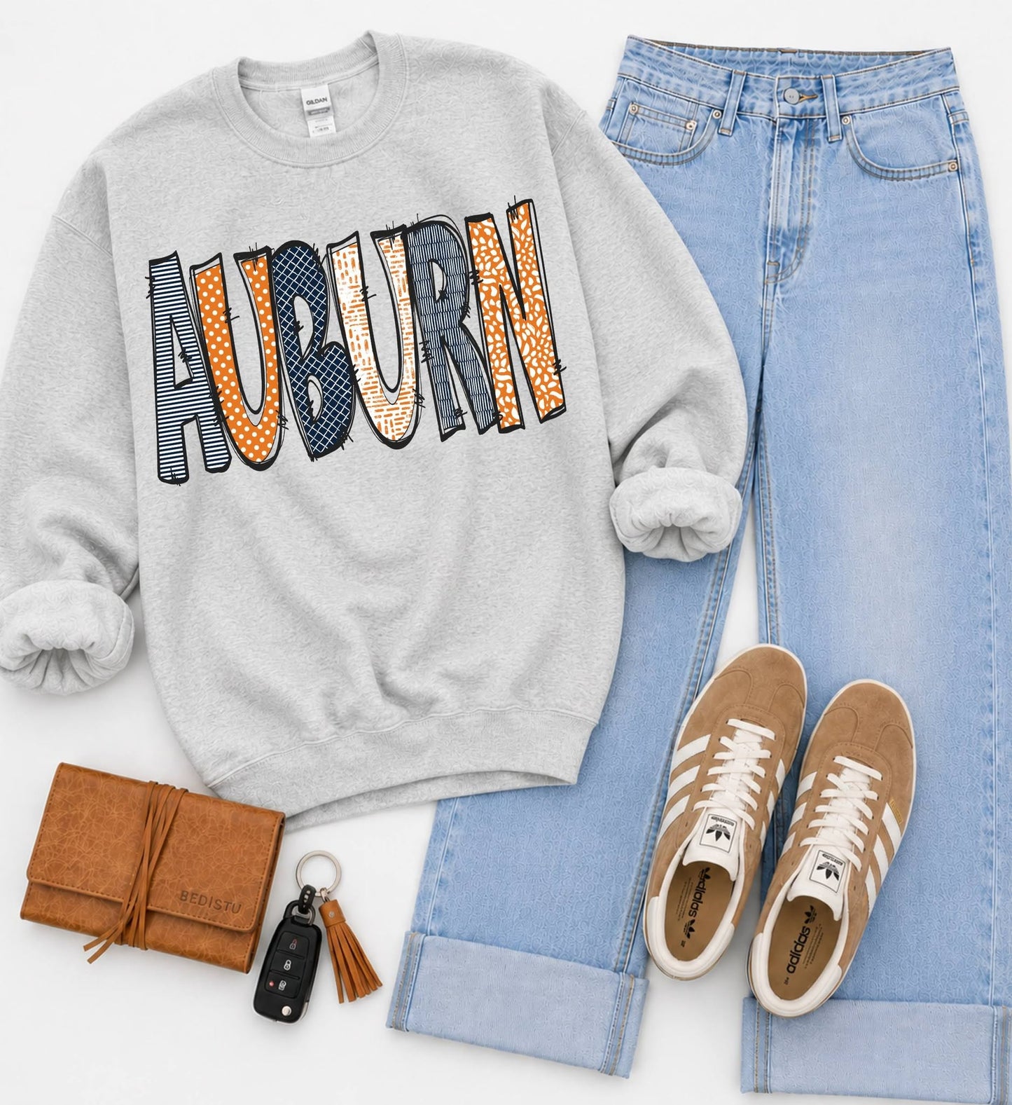 Auburn (Doodle Pattern College) - DTF