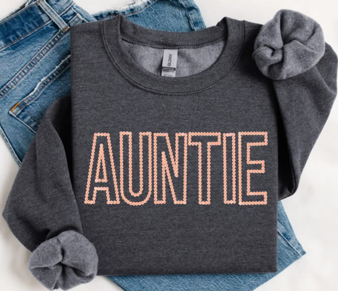 Auntie (Rosette Family Names) - DTF