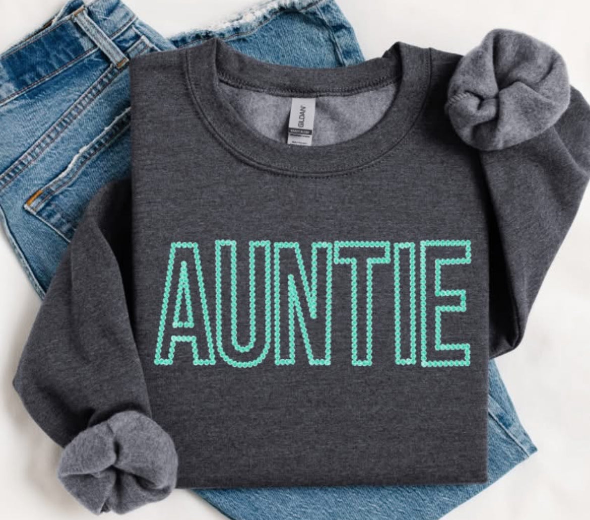 Auntie (Rosette Family Names) - DTF