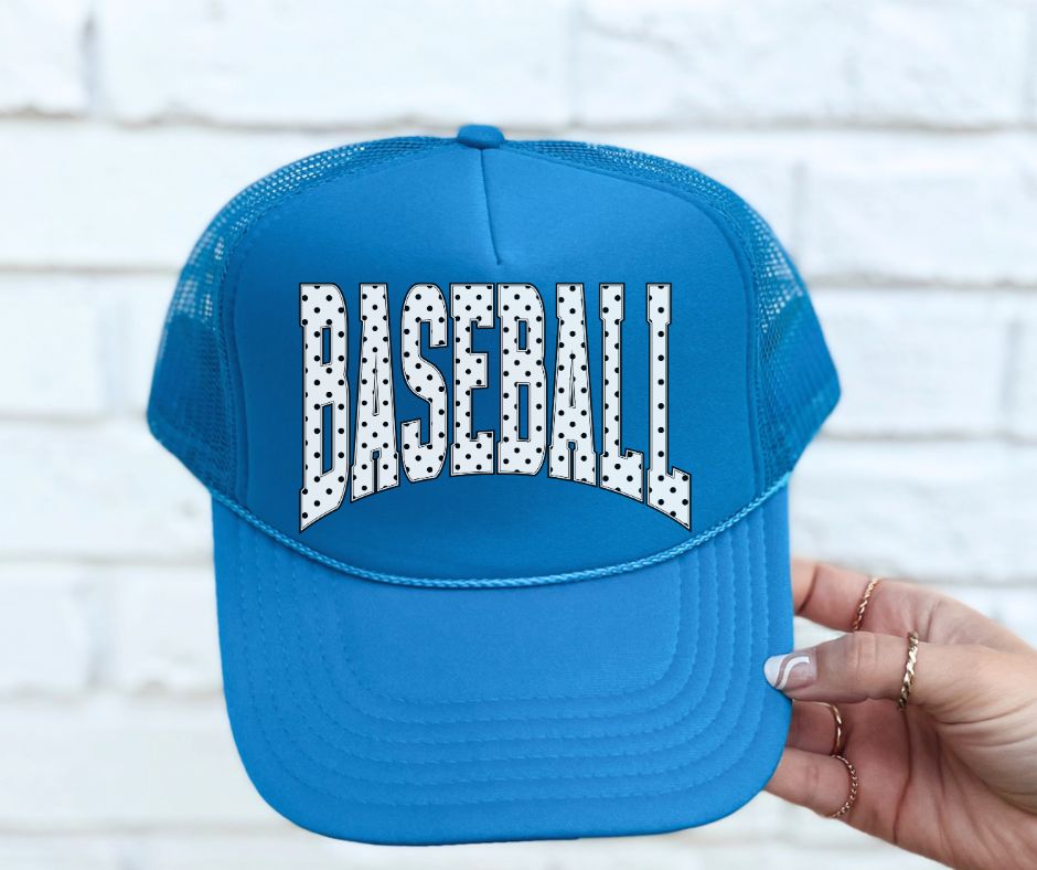 Baseball (Arched Polka Dots) - DTF