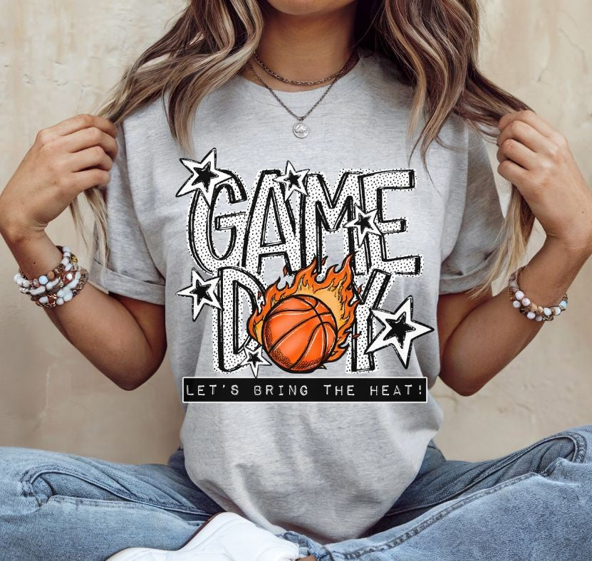 Game Day Basketball (Let's Bring the Heat) - DTF