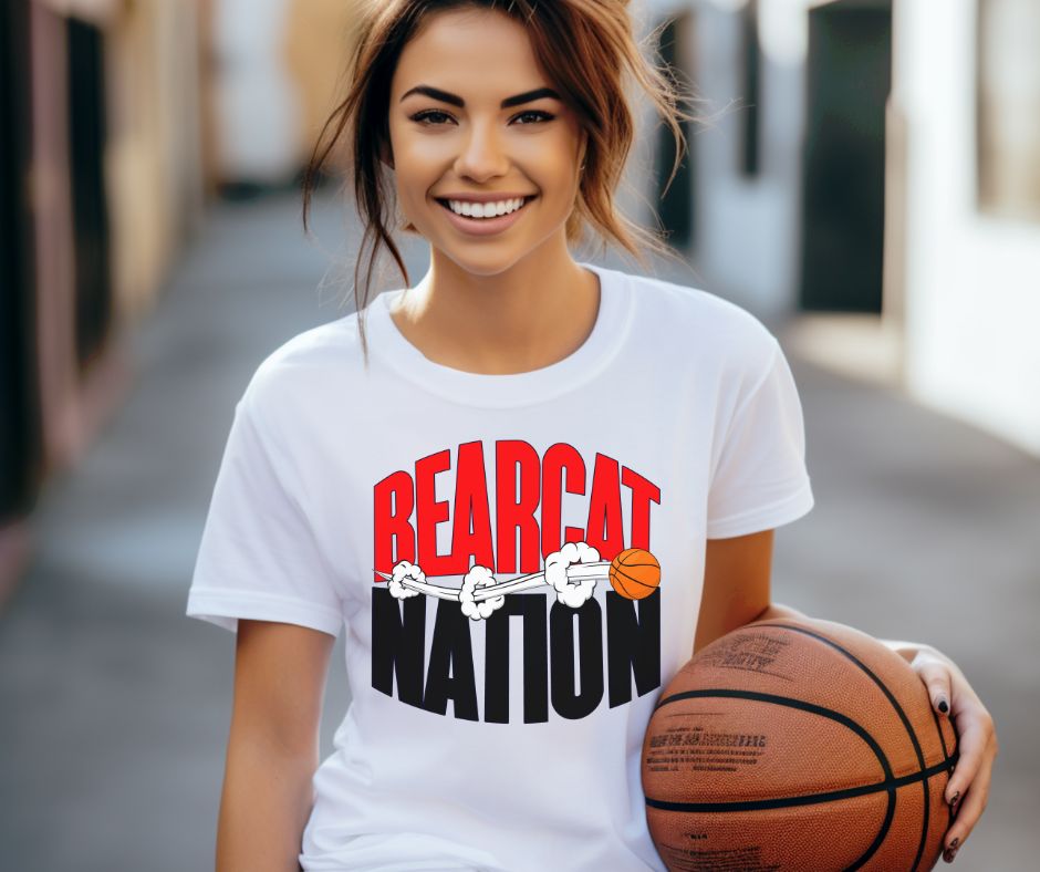 Bearcats - Red/Black (Mascot Nation Basketball) - DTF