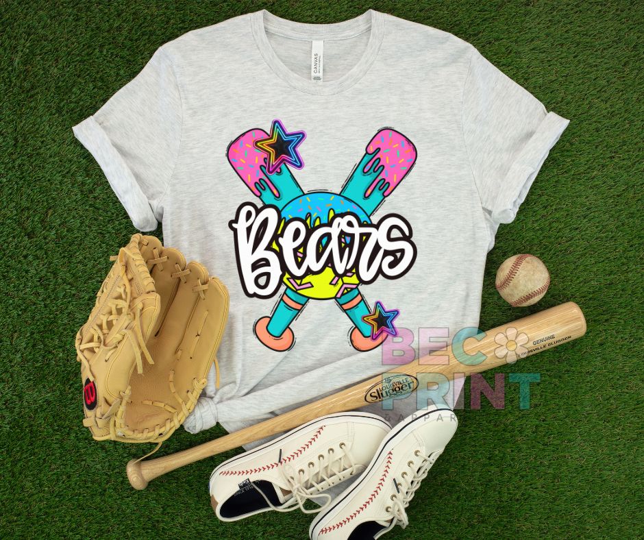 Bears (Softball Drip) - DTF