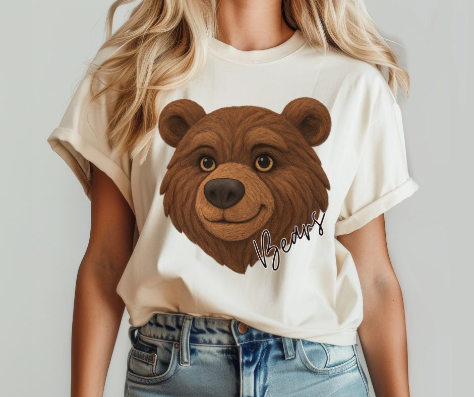 Bears (Faux Yarn Mascot) - DTF