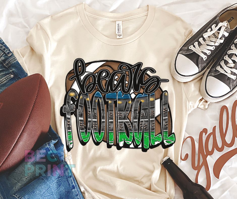 Bears (Football Field Mascots) - DTF