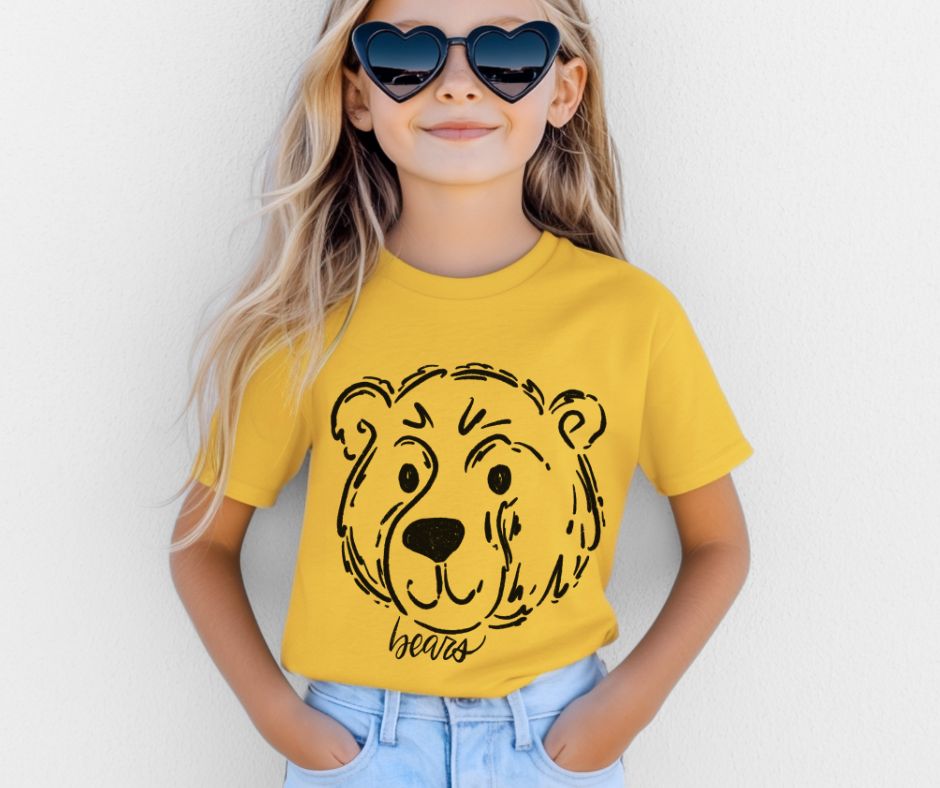 Bears (Doodle Sketch Mascots) - DTF