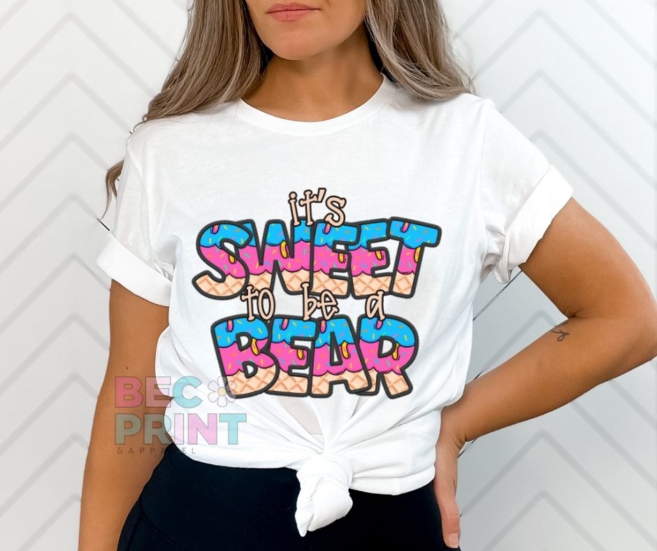 Bear (Sweet to be a - Mascot) - DTF