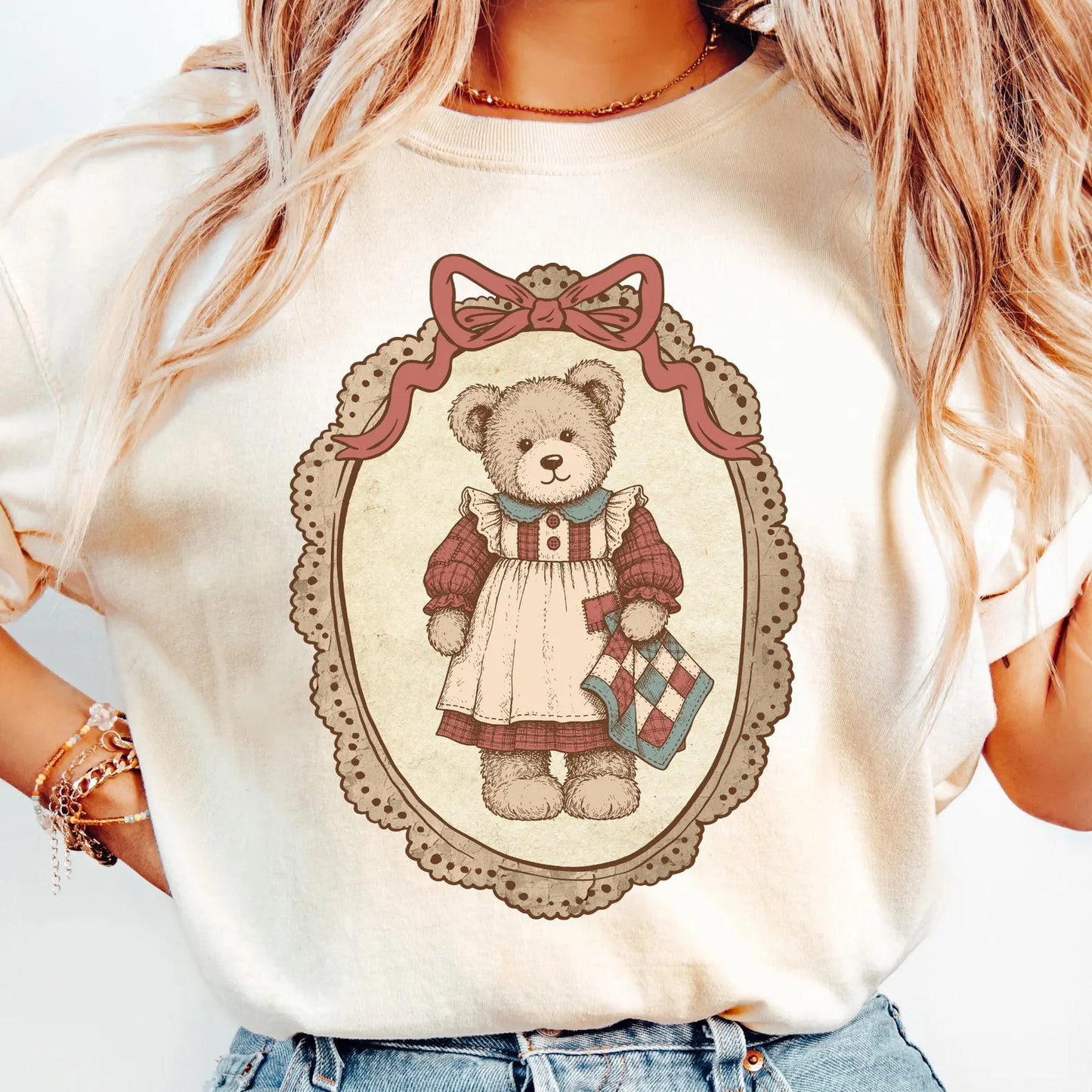Vintage Thrifted Bear - DTF