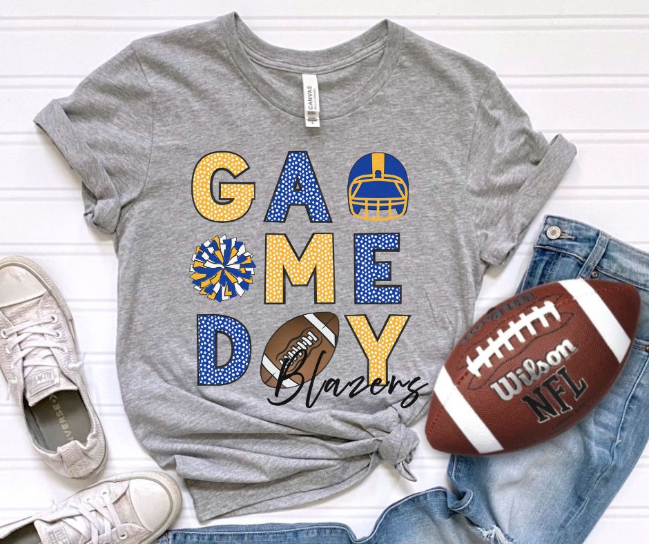 Custom (Game Day Football Collage Mascot) - Design/Mock Up