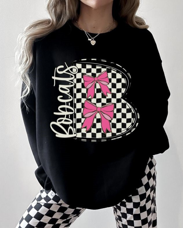 CUSTOM (Retro Checkerboard Mascot) - Design/Mock Up