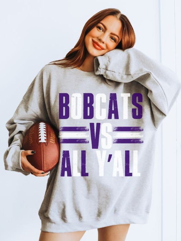 Bobcats - Purple/White (Mascots VS All Yall) - DTF