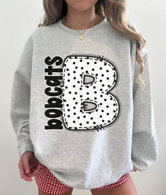 Bobcats (Polka Dotted Letter Mascots) - DTF