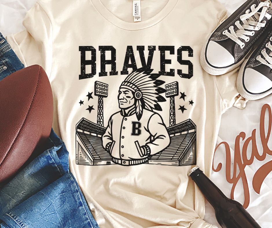 Braves (Letterman Mascots) - DTF