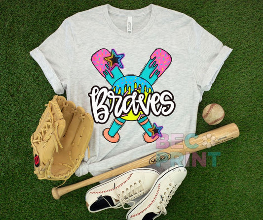 Braves (Softball Drip) - DTF