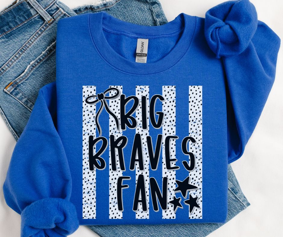 Braves (Dottie Stripes Mascot) - DTF