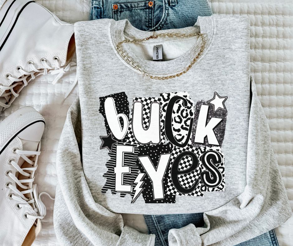 Buckeyes (BW Collage Mascot) - DTF