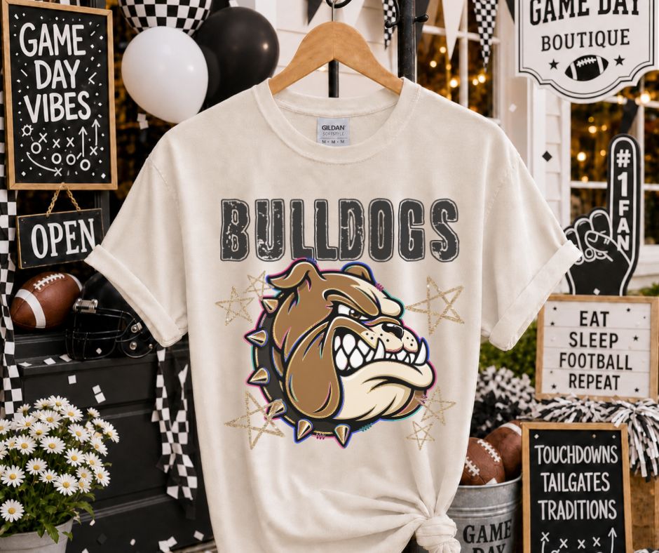 Bulldogs 2 (Grunge Varsity Mascot) - DTF
