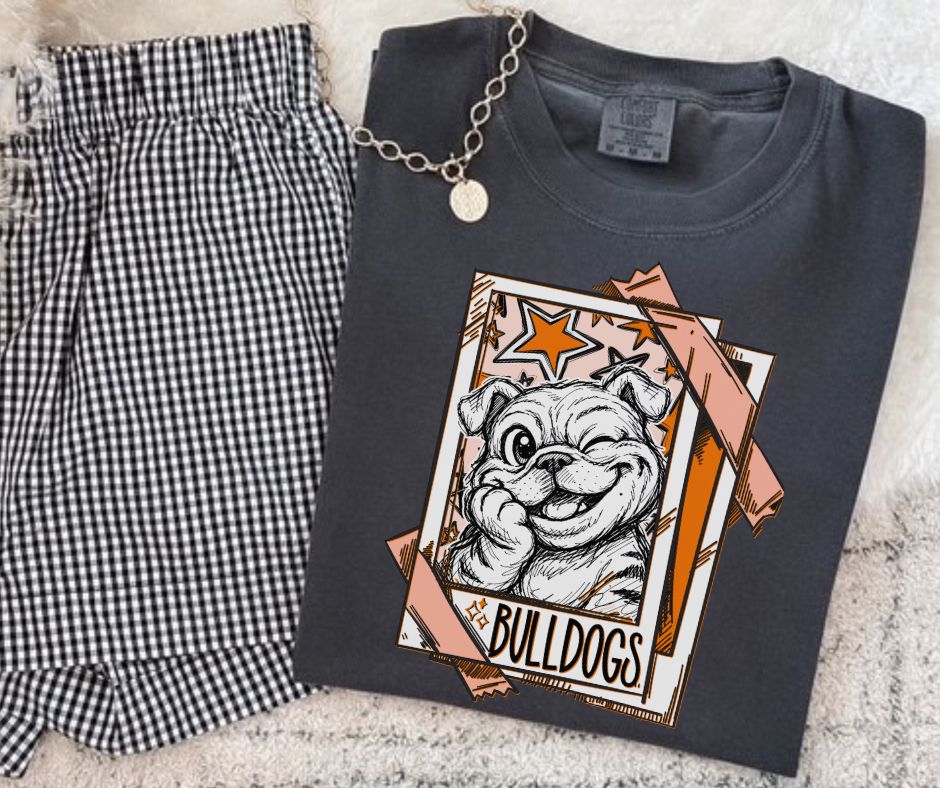 Bulldogs - Orange (Cutie Patootie Mascots) - DTF