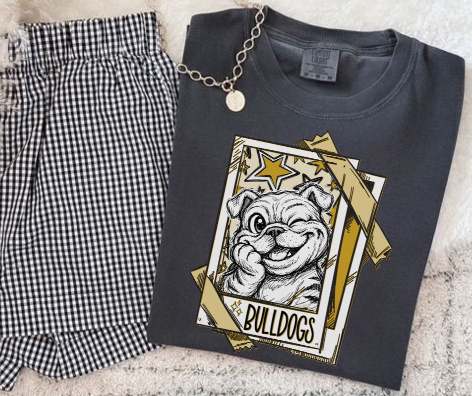 Bulldogs - Vegas Gold (Cutie Patootie Mascots) - DTF