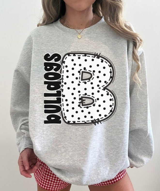 Bulldogs (Polka Dotted Letter Mascots) - DTF