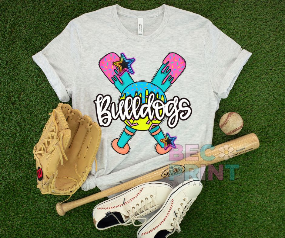 Bulldogs (Softball Drip) - DTF