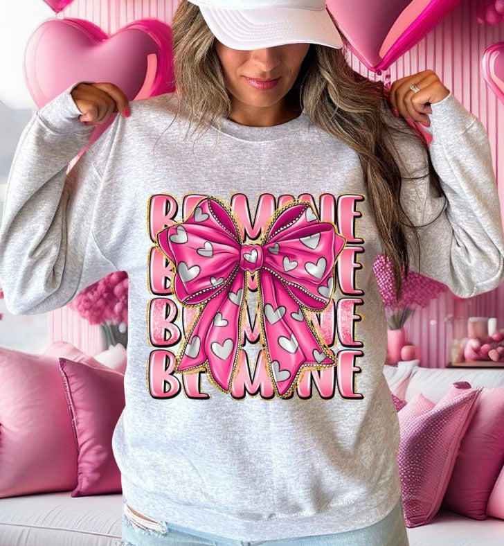 Be Mine (Coquette Bow Stacked) - DTF