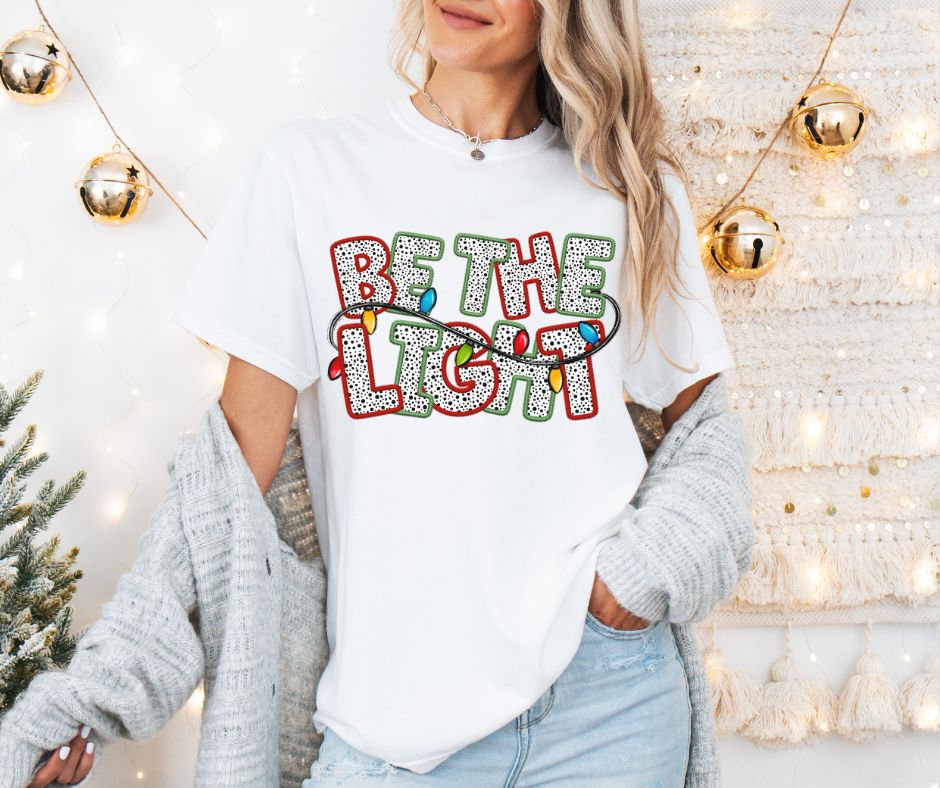 Be the Light (dalmatian dots) - DTF