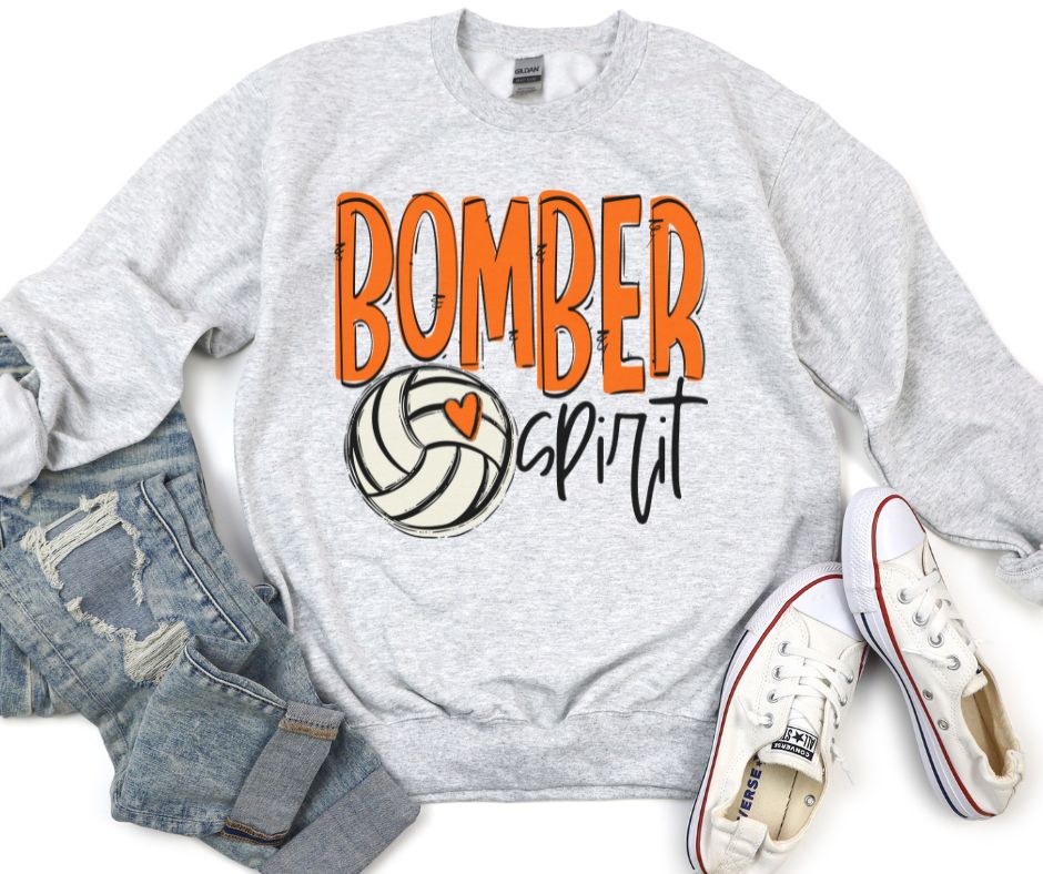 Team Go Spirit Bomber (Volleyball - Orange) - DTF