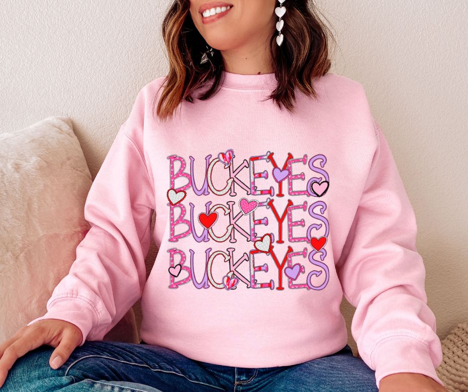 Buckeyes (Valentine Heart Mascots) - DTF